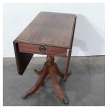 Brandt Hagerstown Md. Mahogany Drop Leaf Table,