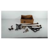 Hardware, includes gate hinges (20"), hooks,