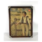 Early Will Rogers print titled The Beloved