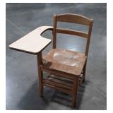 School Desk Chair with attached Writing Board