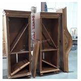 Two Side Curio Cabinet projects, ends to