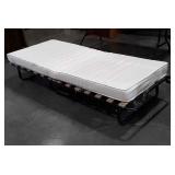 Fold A Way Cot Bed, twin size. Clean Mattress