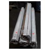 8-Floursent Light Fixtures, 4ft long, double