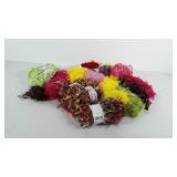 Yarn for knitting/crocheting in various colors