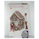Cardboard Color-in Gingerbread house. Box is