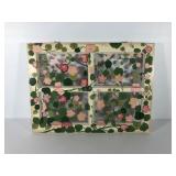 Painted window sash suncatcher divider, painted