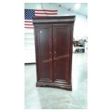 Clothing Wardrobe, Mahogany finish, double doors,