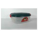 Storage tote with lid. Measures 22x22x9.