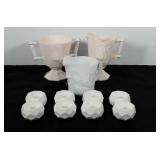 Glassware, includes Baltimore pear design cream