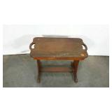 Tray table, 14 x 25 x 17, some paint spatter,