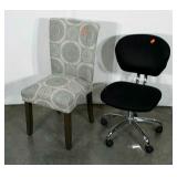 Two chairs, accent and office style, SELLER CODE