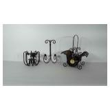 Metal home decor: candle holder, candle sconce