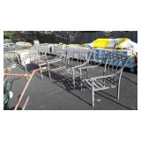 Hampton Bay Outdoor Furniture set. 4pc, glass