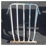 Barn Stall Hay Feeder, galvanized flat wall type