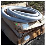 Hardware. 3 coils of Metal Hose, gray, 3" x25ft