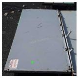 Metal Warehouse Platform Cart, one End swivel