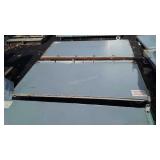 Metal Warehouse Platform Cart, one End swivel