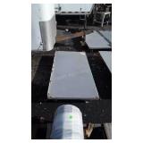 Metal Warehouse Platform Cart, one End swivel