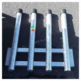 Fishing Rod Holder, aluminum holds 4 Rods,