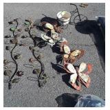 Gardening Metal Decor, Butterfly, 2 Candle
