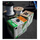 5 Partial rolls electronics, cable, seller code