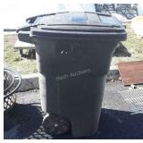 Toter Wheeled Trash Container, 64 gallon.