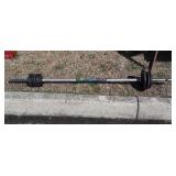 Bar Bell with Steel Weights, 2-Dumbells, total