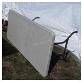 4ft Lifetime poly Folding Table 30" wide, used