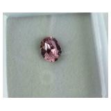 Gemstone, rose Swarovski crystal oval 2.19