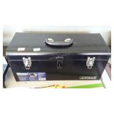 Kobalt tool box and contents: files, hand tools