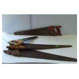 4 handsaws