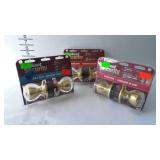 3 Kwikset locks keyed entry and bed and bath