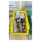 Yellow box with handrail and deck brackets