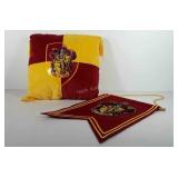 Harry Potter Gryffindor themed pillow and crest