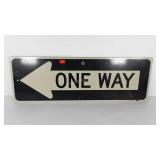 One Way street sign, 36x12