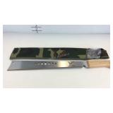 Machete with case