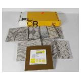 Flor Rug sample pack, each square is almost 7"x7"