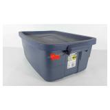 Rubbermaid Roughneck storage tote with lid,  10