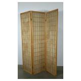 Three section room divider. Needs new fabric or