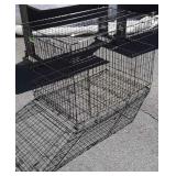 42" Double Door Folding Pet Crate, No bottom