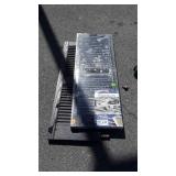 2-Sets of black poly Shutters, 15x39"