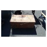 Wooden Toy Box, 30x15x12" high, outside location