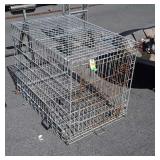 Folding Wire Single door Pet cage, No Bottom