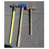 Three Sledge Hammers