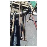 Set of metal Bed rails only, 75" long