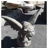 Outdoor Concrete Decor Figure, 18" tall