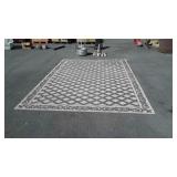 Outdoor Camping type Rug, 7.5x10.9", used