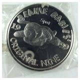 Beanie babies original 9 club coin