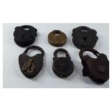 6 old locks, no keys