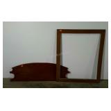 29" x 36" frame and 41" long headboard piece with